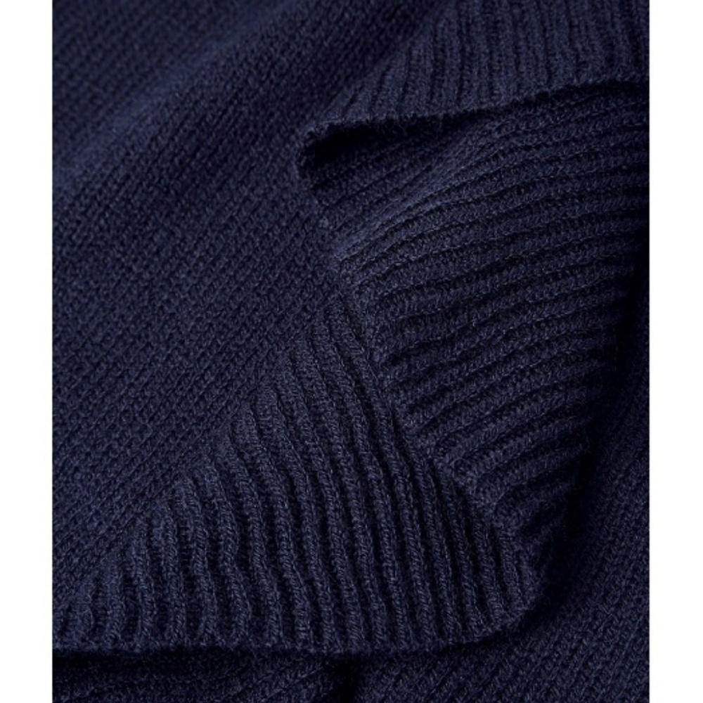 SIMPLY BE CAPSULE RUFFLE KNIT SWEATER - NAVY SIZE LARGE (NEW WITH TAGS) A17 - Picture 3 of 5